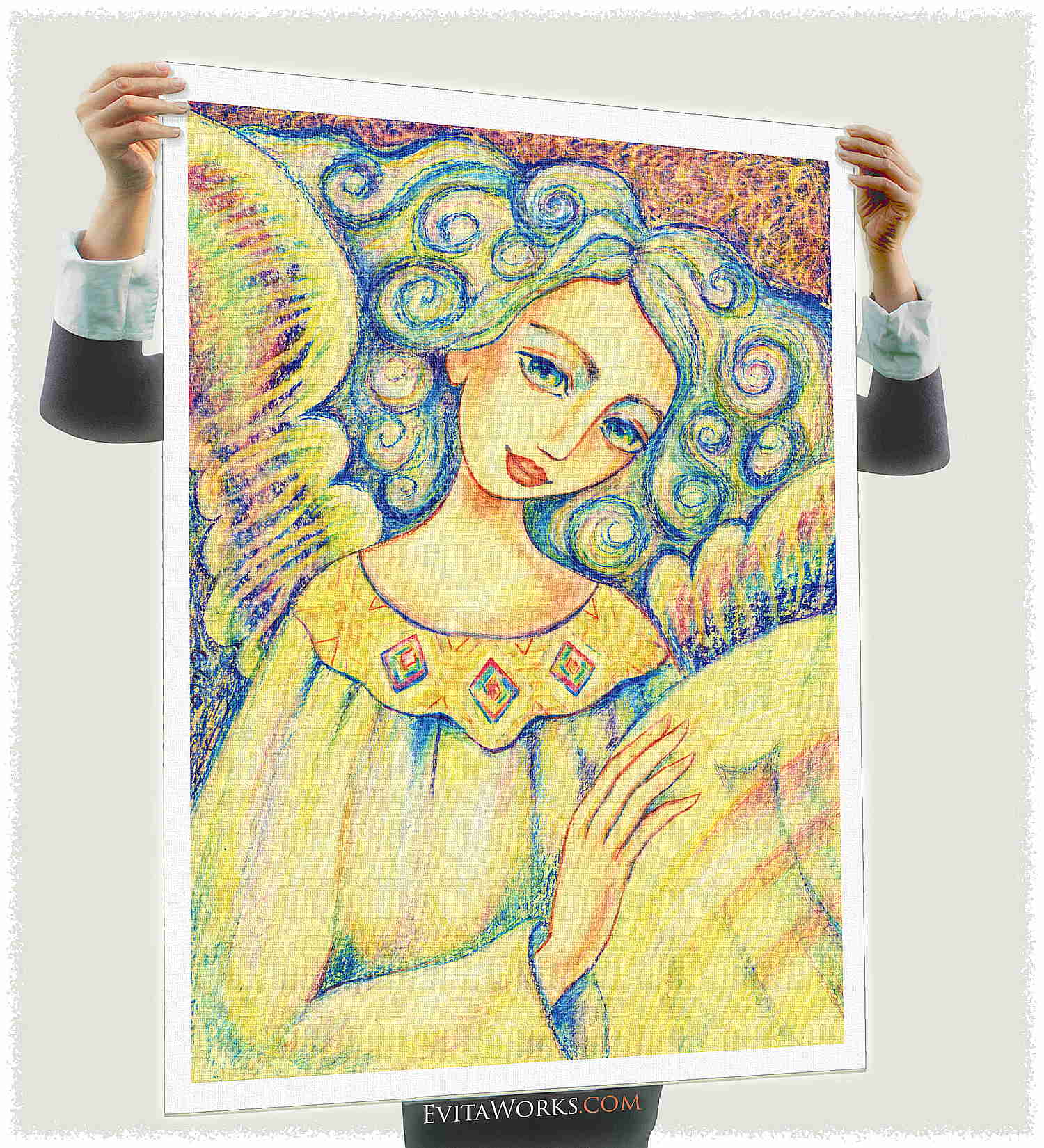 Angel of Mercy, beautiful female creature a3 angel 01 a1 ~ EvitaWorks