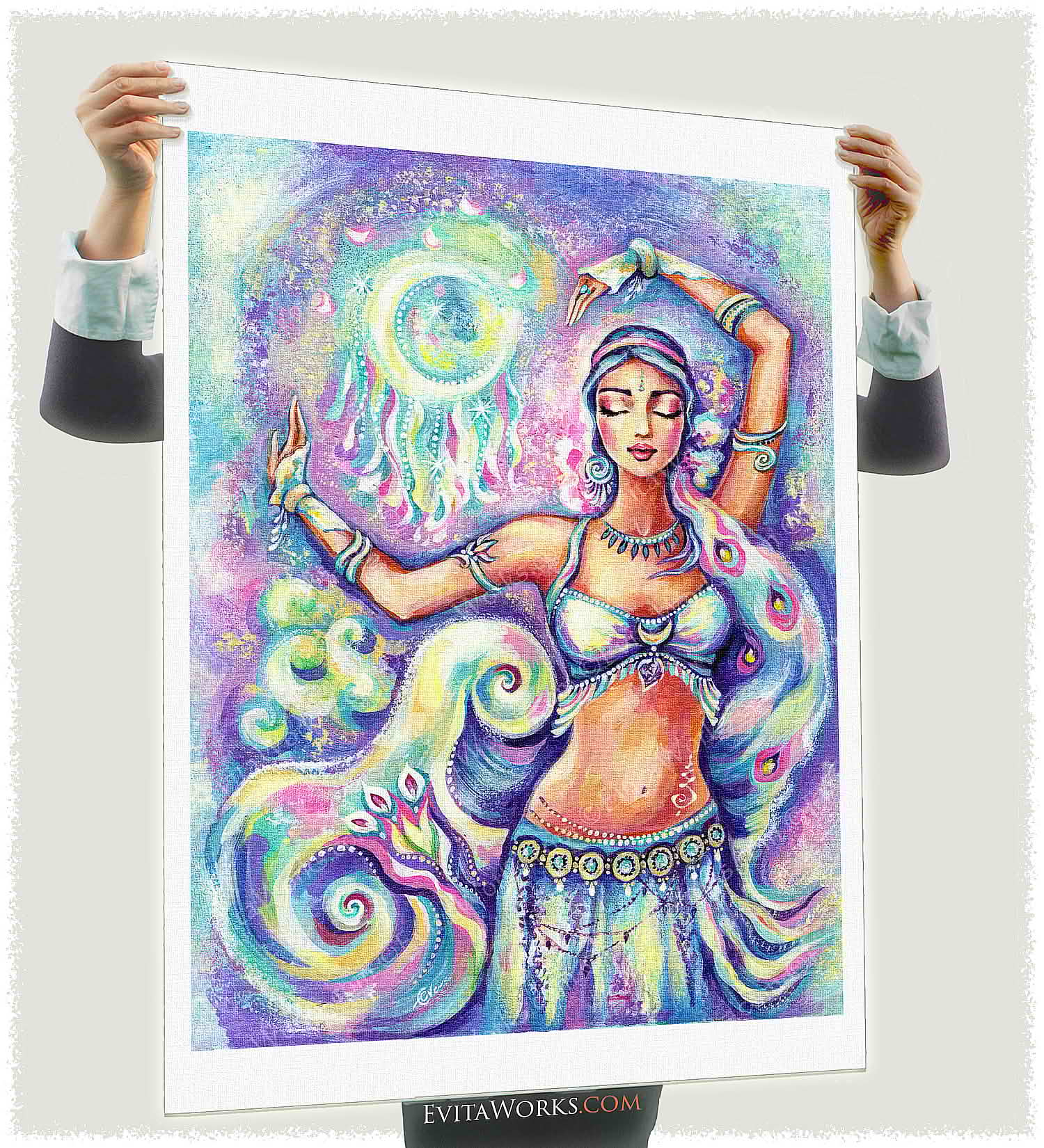 a3 moonlight dreamcatcher a1 ~ EvitaWorks