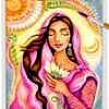 a3 sun moon flower ~ EvitaWorks