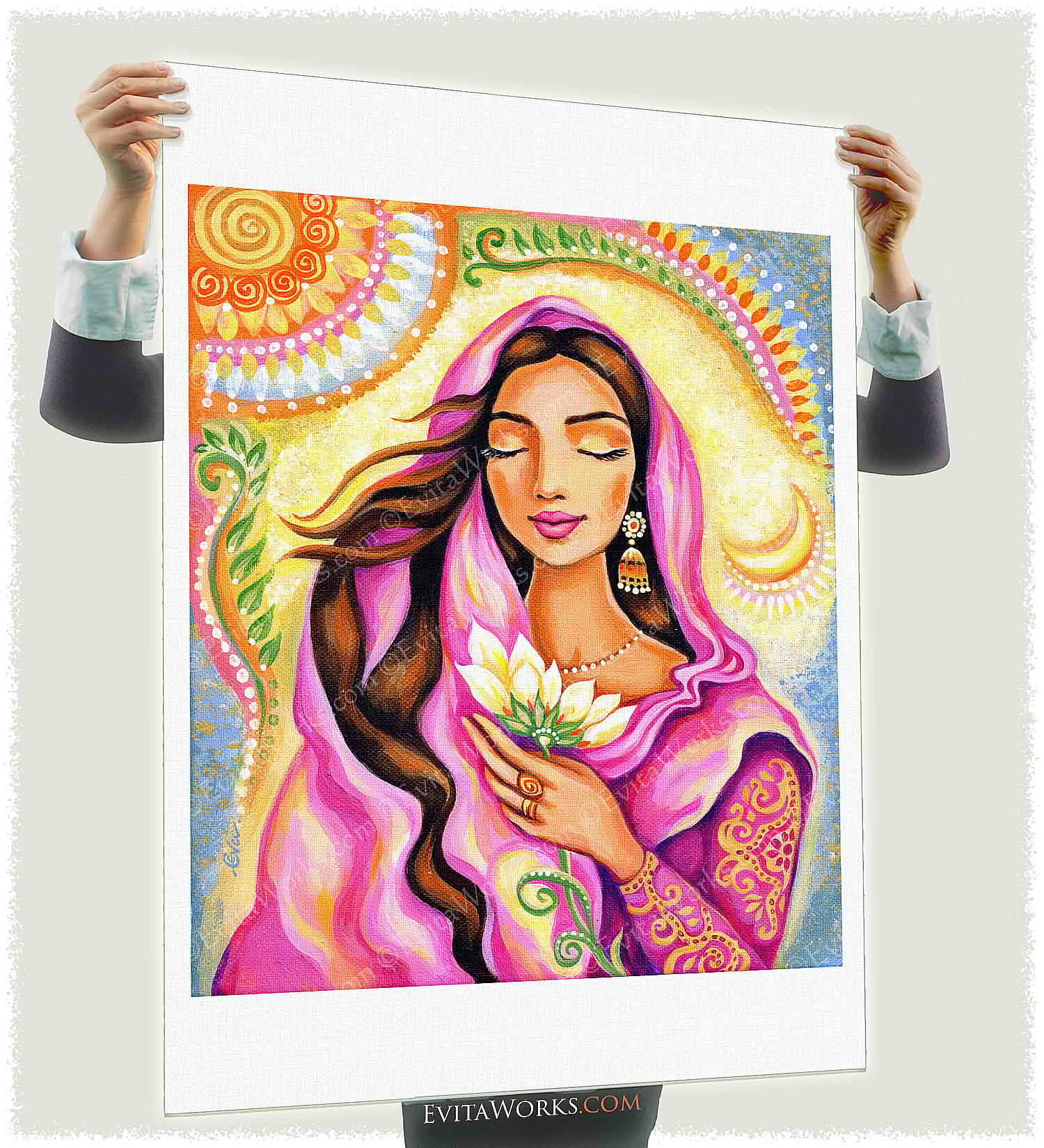 a3 sun moon flower a1 ~ EvitaWorks