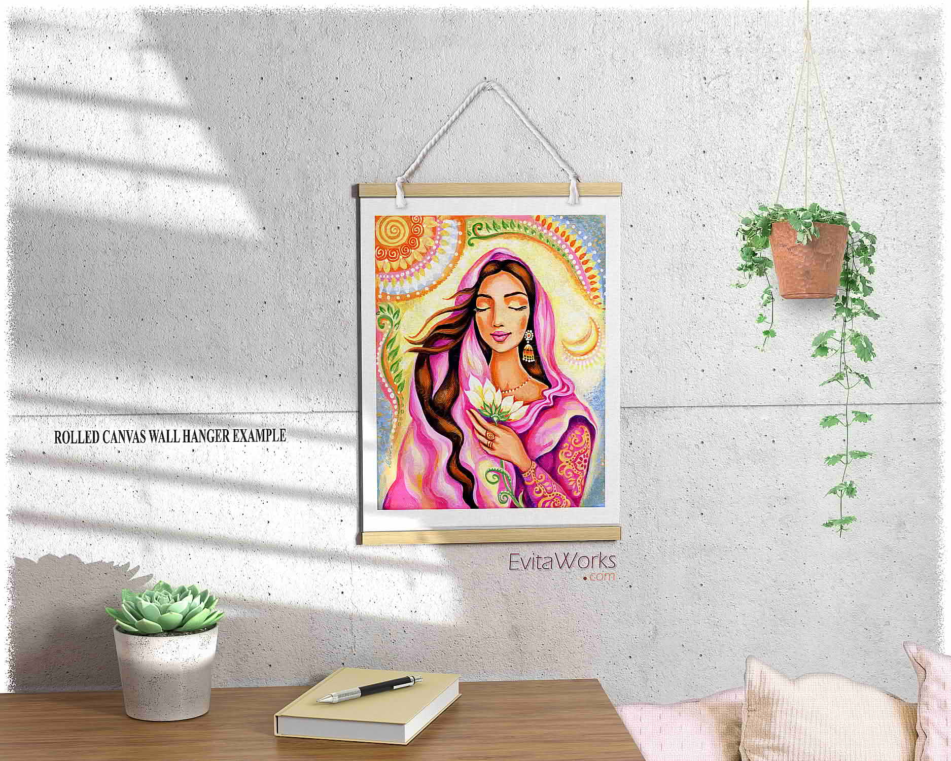 a3 sun moon flower ch ~ EvitaWorks