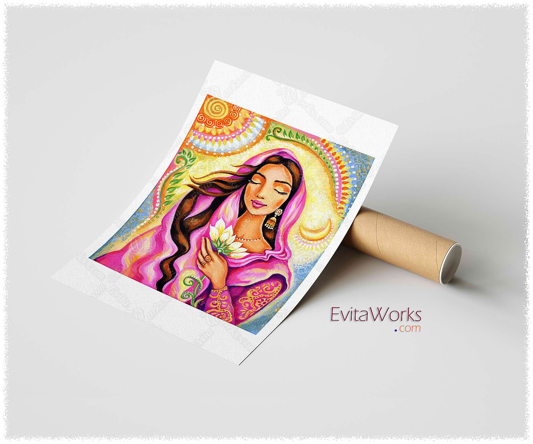 a3 sun moon flower p1 ~ EvitaWorks
