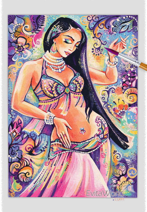 a4 belly dancer ~ EvitaWorks