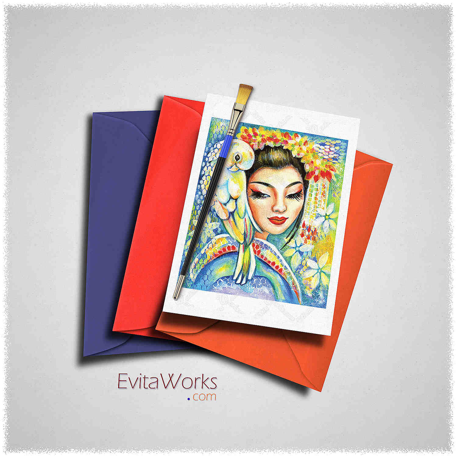 Hit to learn about "Harmony, beautiful Asian art" on cards