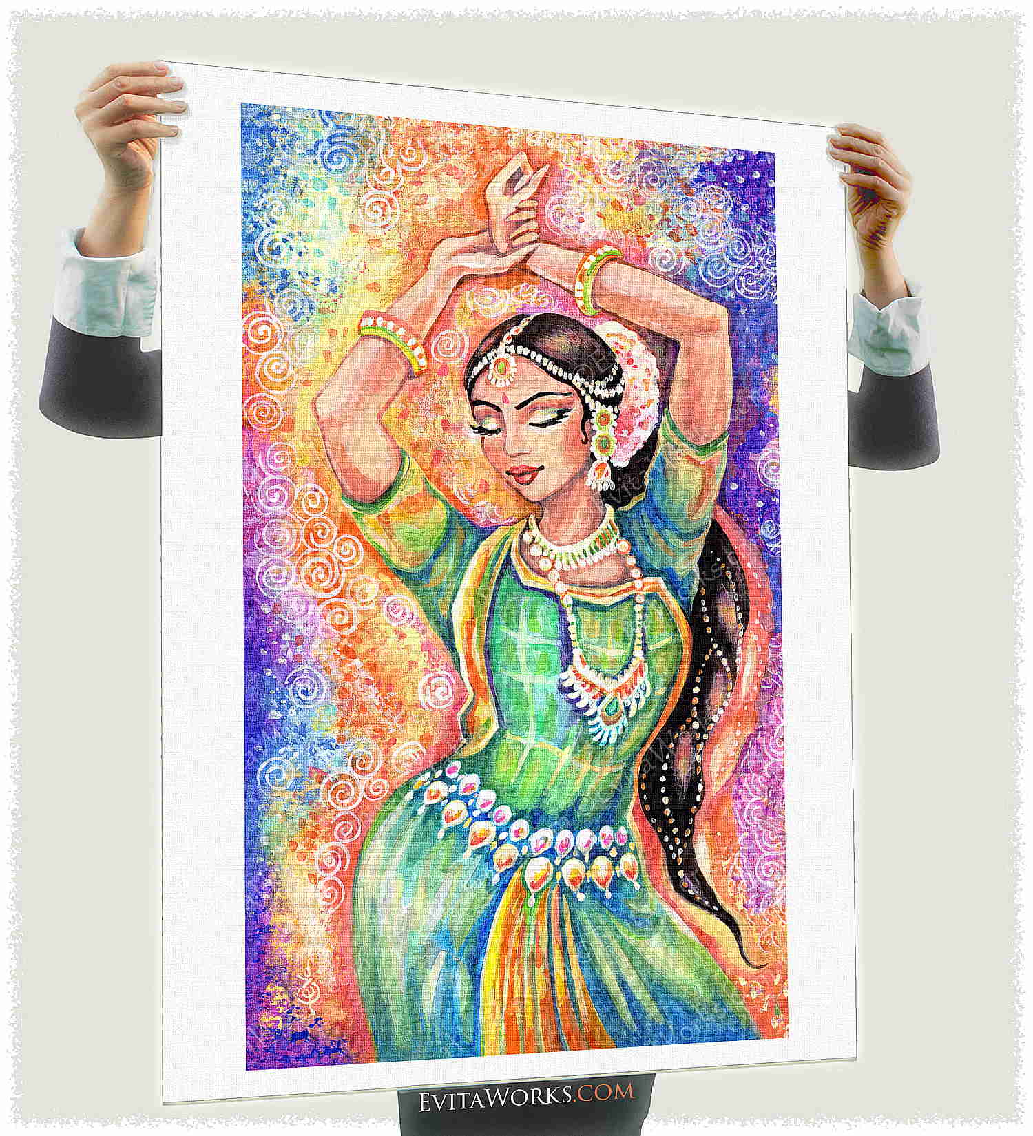 a4 indian dancer y21 a1 ~ EvitaWorks