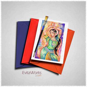 a4 indian dancer y21 cd ~ EvitaWorks