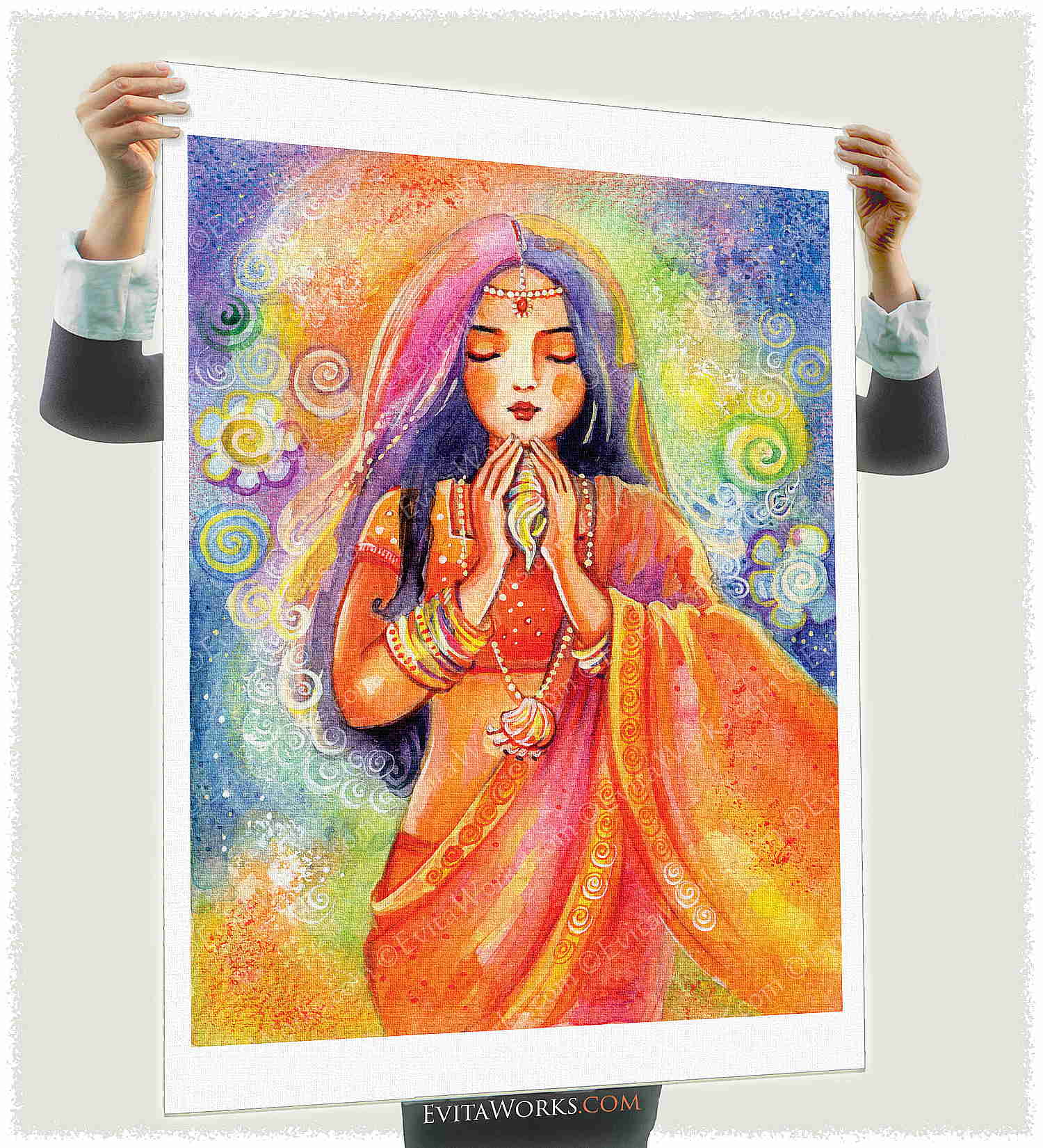 a4 indian mermaid y16 a1 ~ EvitaWorks