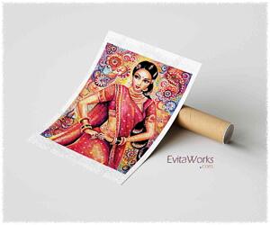 a4 indian woman y17 pr ~ EvitaWorks