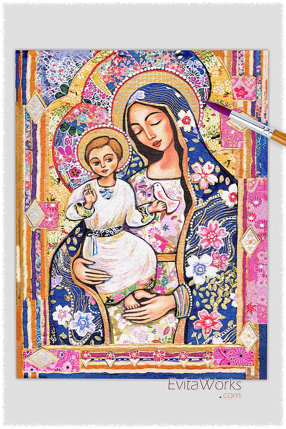 a4 madonna and child y17 ~ EvitaWorks
