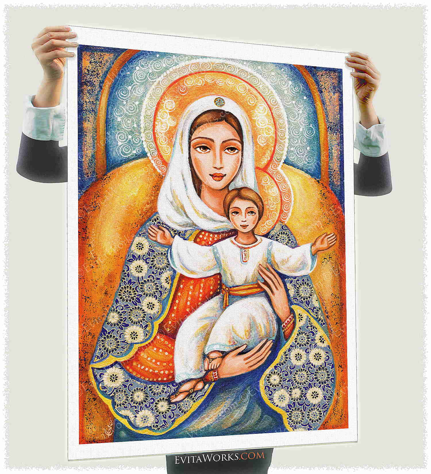 a4 madonna and child y18 a1 ~ EvitaWorks