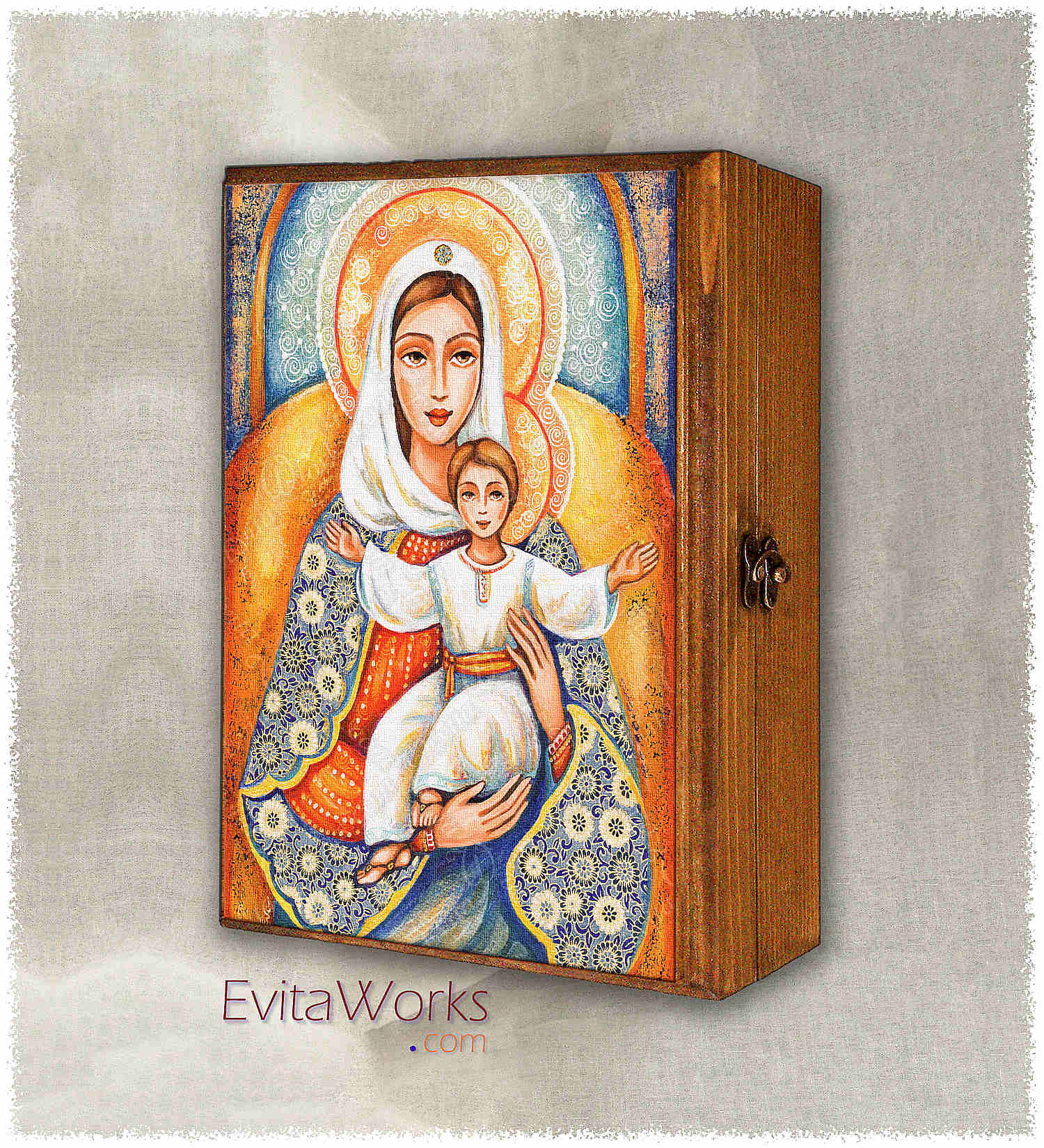 Hit to learn about "Heavenly Grace, Madonna and Child" on jewelboxes