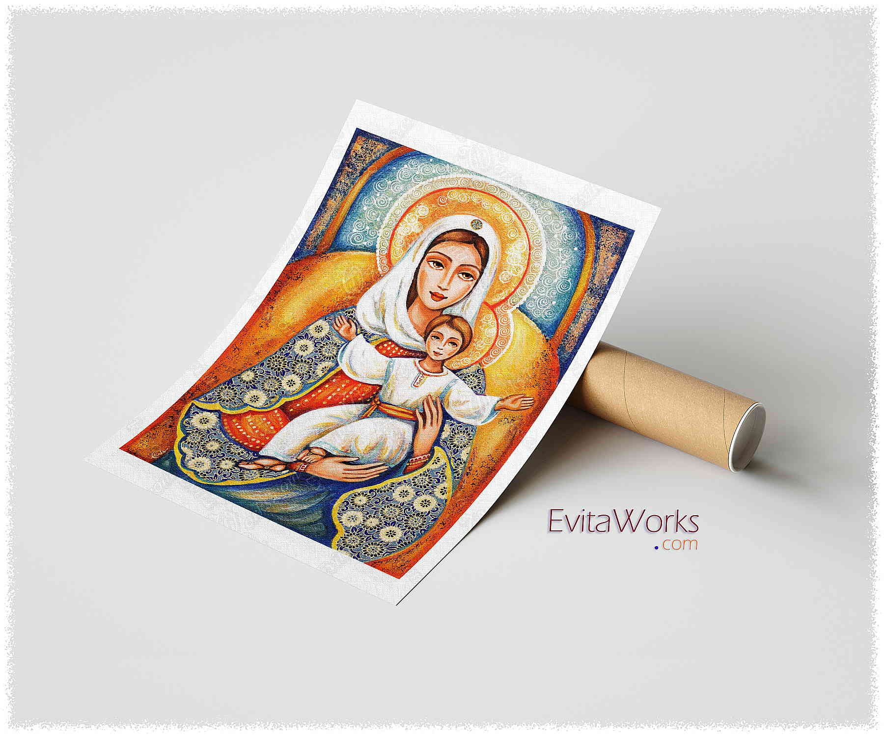 Hit to learn about "Heavenly Grace, Madonna and Child" on prints