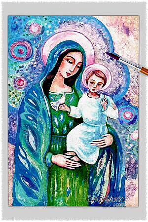 a4 madonna child y16 1 ~ EvitaWorks