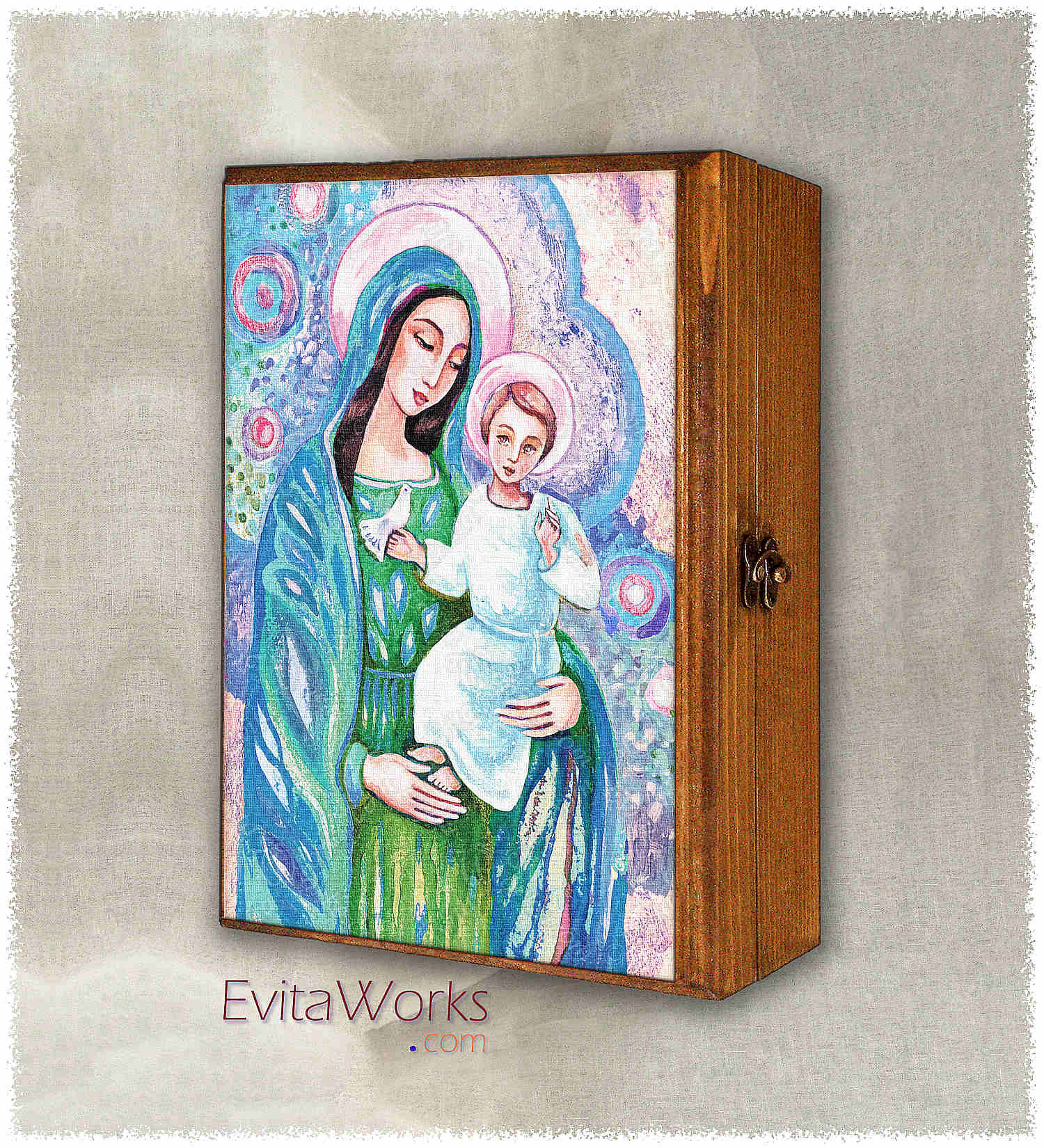 Hit to learn about "Blessing from Heaven, Madonna and Child" on jewelboxes
