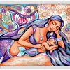 a4 mermaid and child y23 ~ EvitaWorks