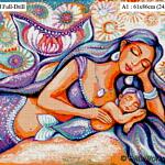 a4 mermaid and child y23 a1rfd ~ EvitaWorks