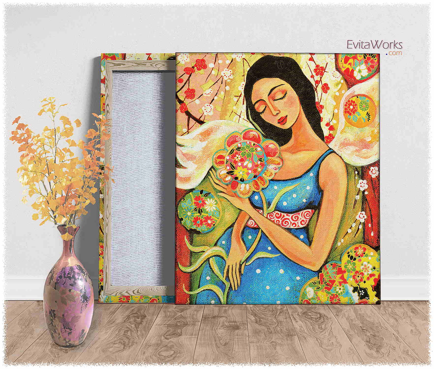 Hit to learn about "Birth Flower, Maternity, Tree of Life" on canvases
