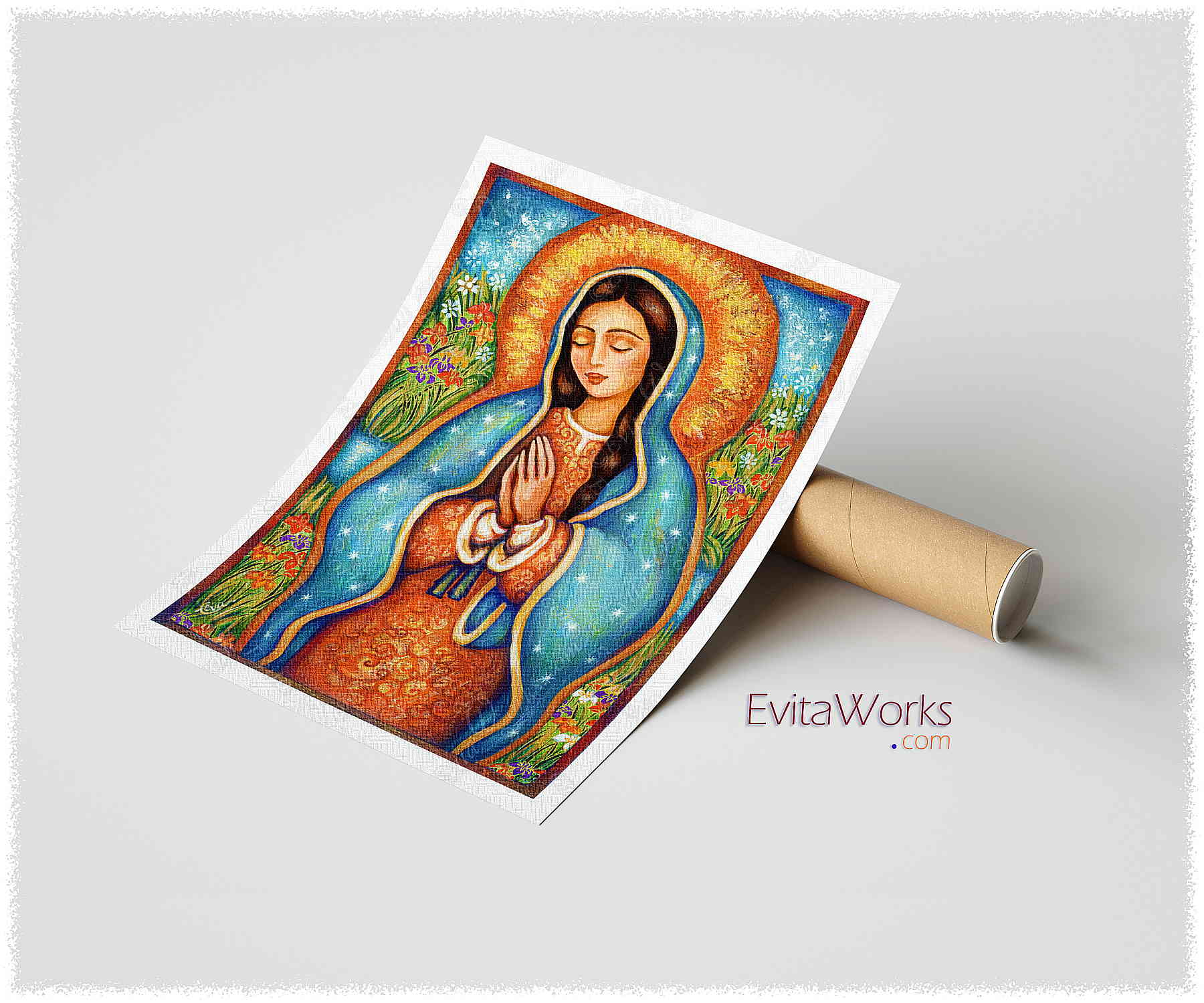 Hit to learn about "The Virgin of Guadalupe" on prints
