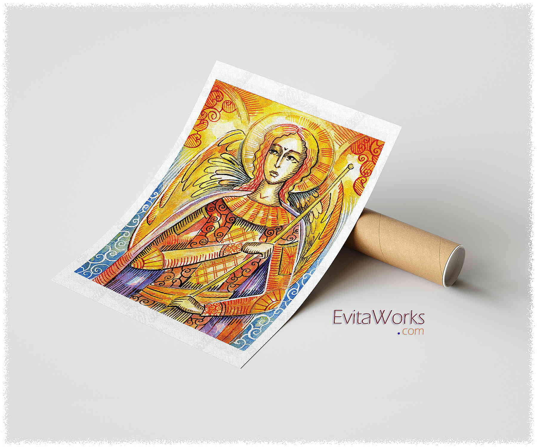 Hit to learn about "Angel 32, Christian art" on prints
