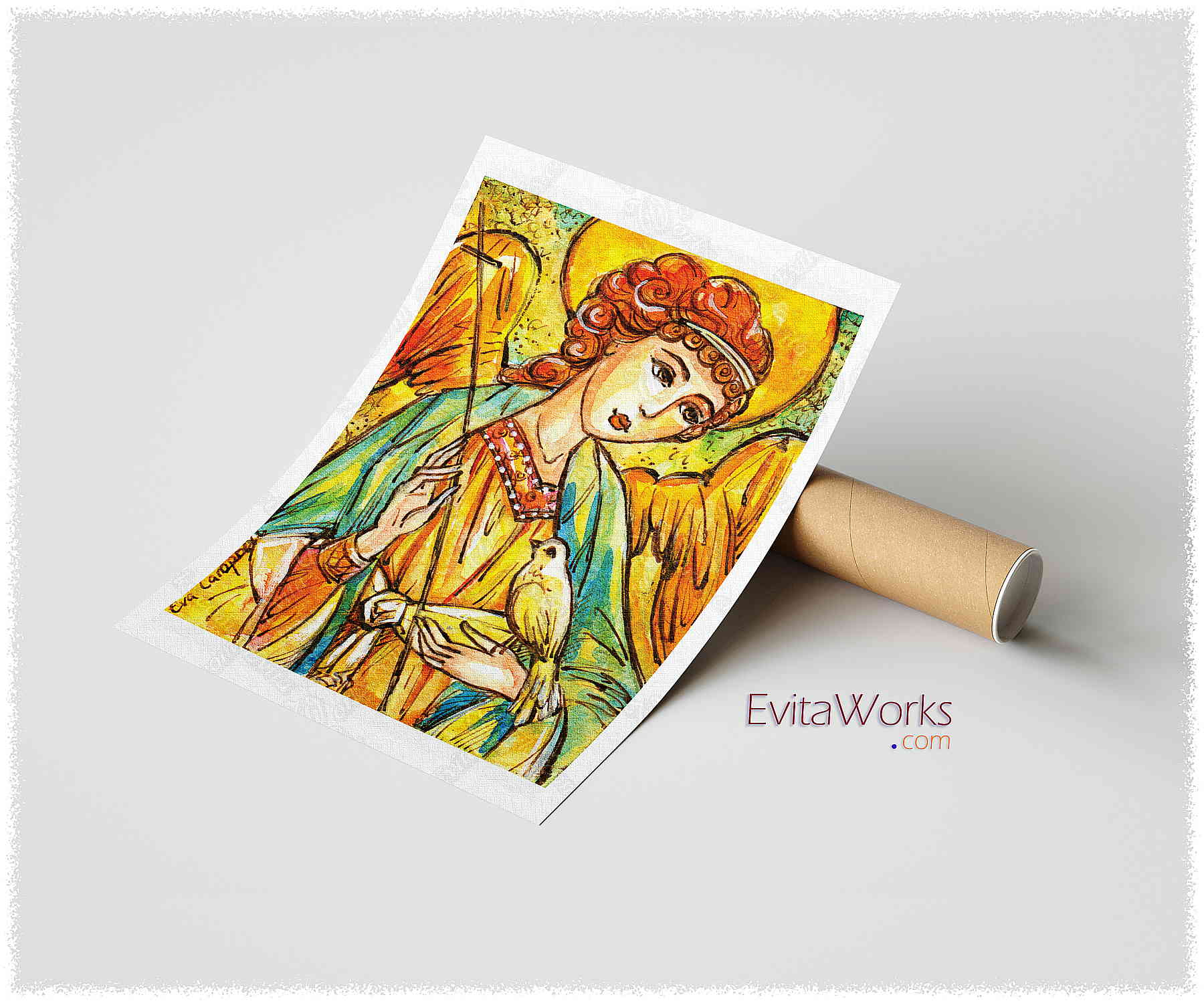 Hit to learn about "Angel 33, Christian art" on prints