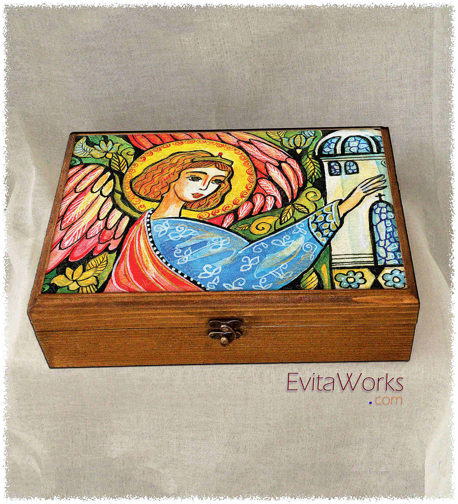 Hit to learn about "Angel 34, Christian art" on jewelboxes