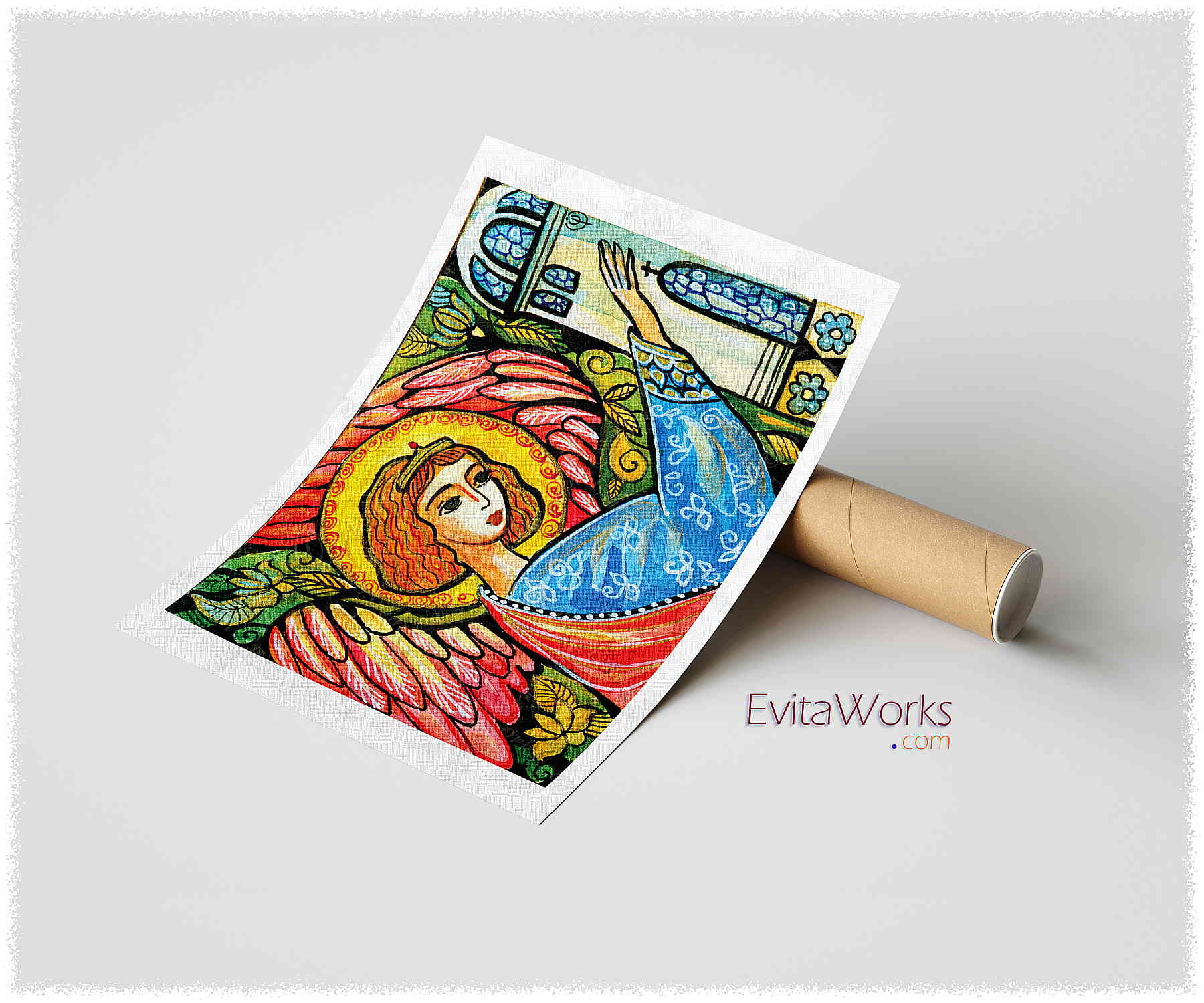 Hit to learn about "Angel 34, Christian art" on prints