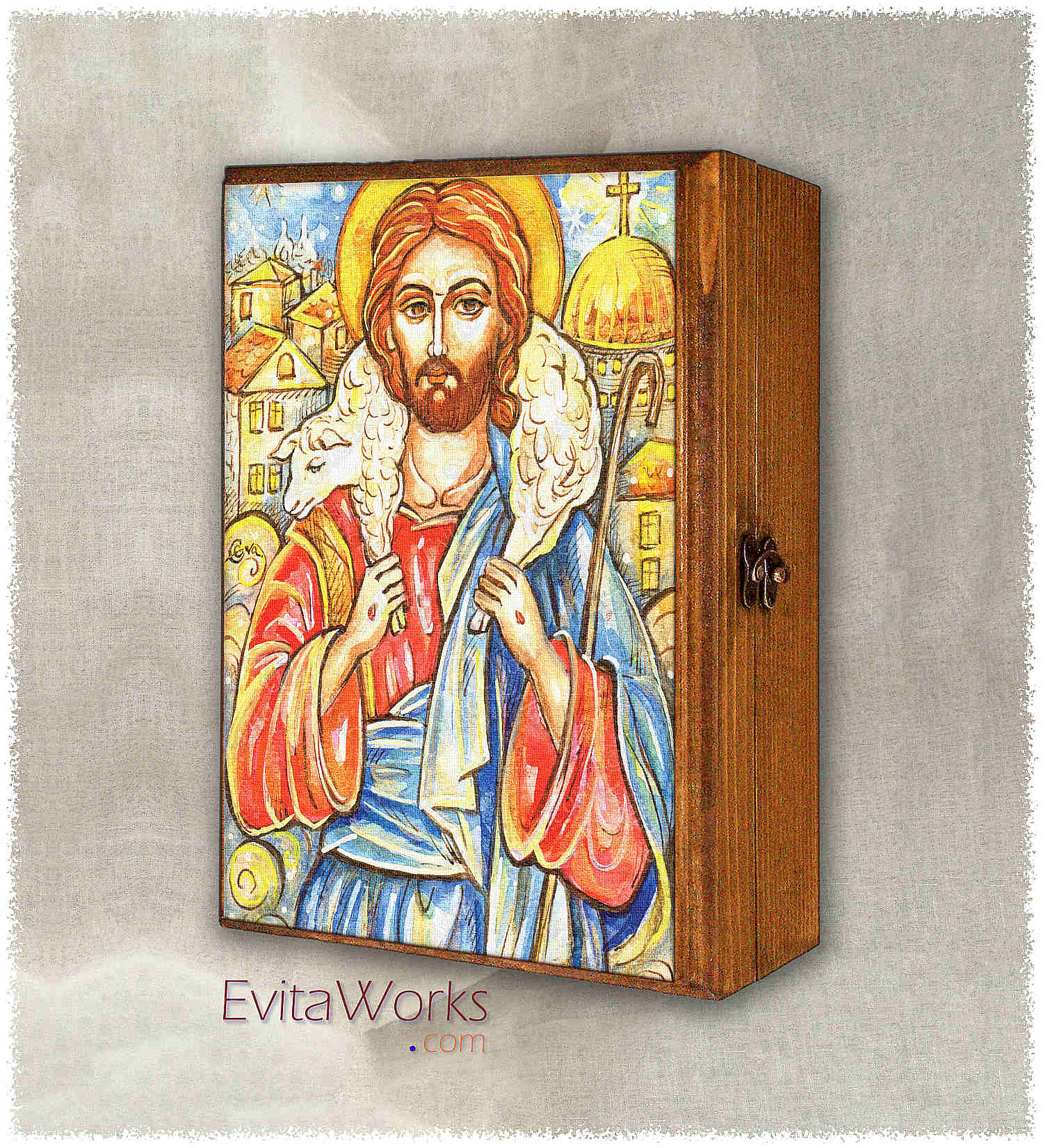 Hit to learn about "Christ 01, Christmas art" on jewelboxes