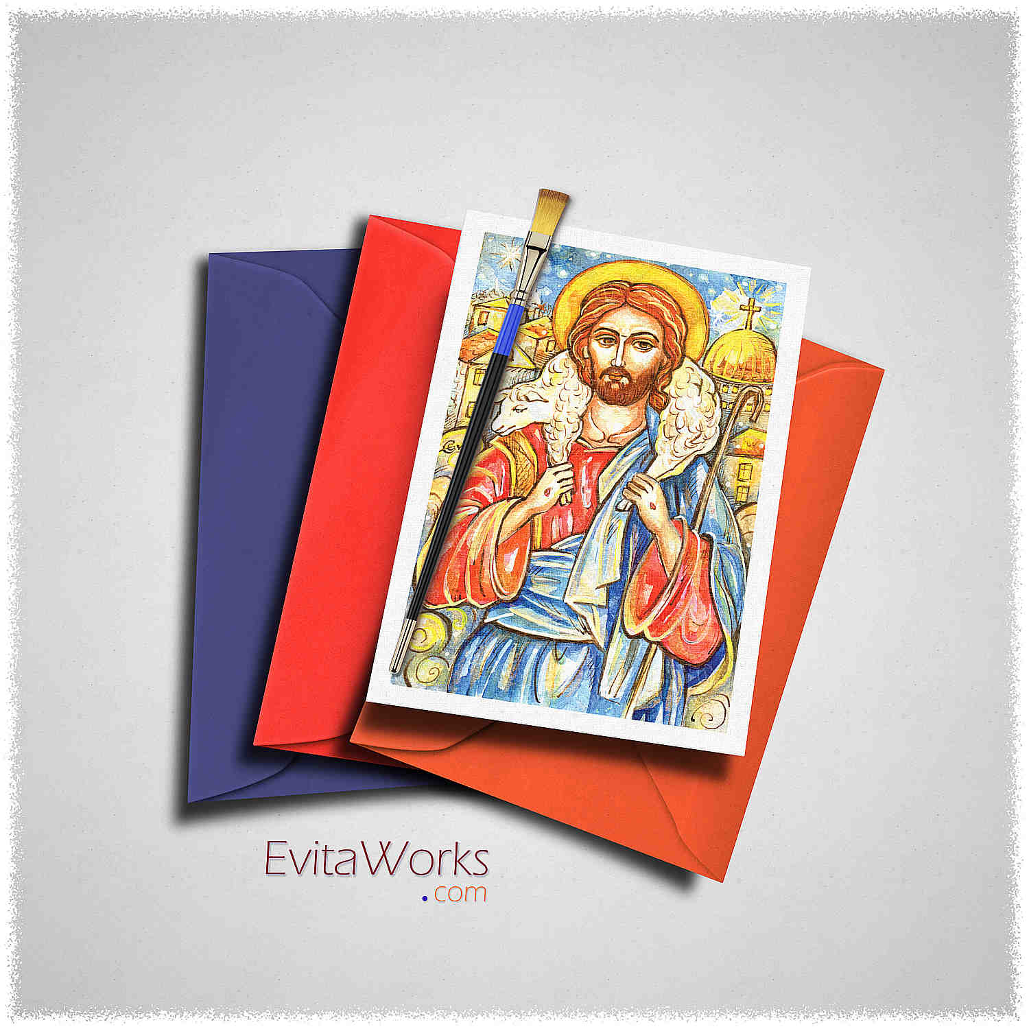 Hit to learn about "Christ 01, Christmas art" on cards