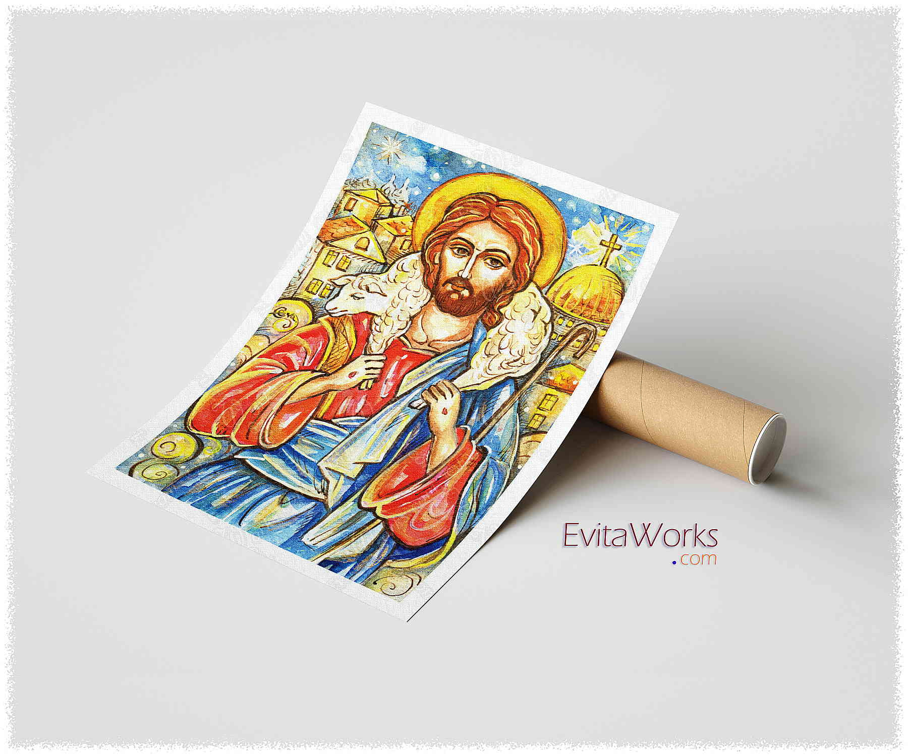 Hit to learn about "Christ 01, Christmas art" on prints
