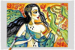 East Woman 07, beautiful eastern art ao east woman 07 ~ EvitaWorks
