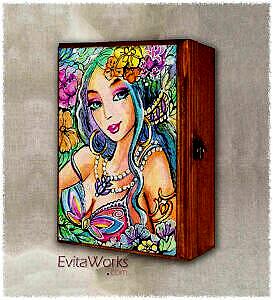 The Flowery Stream, beautiful East woman art ao east woman 22 bxl ~ EvitaWorks