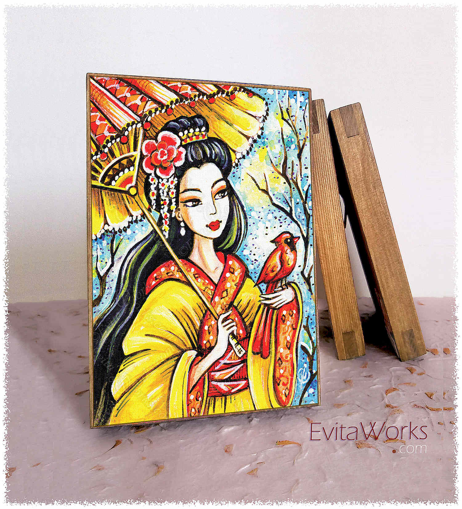 Geisha 22-1, beautiful Asian art ao geisha 22 1 bk ~ EvitaWorks