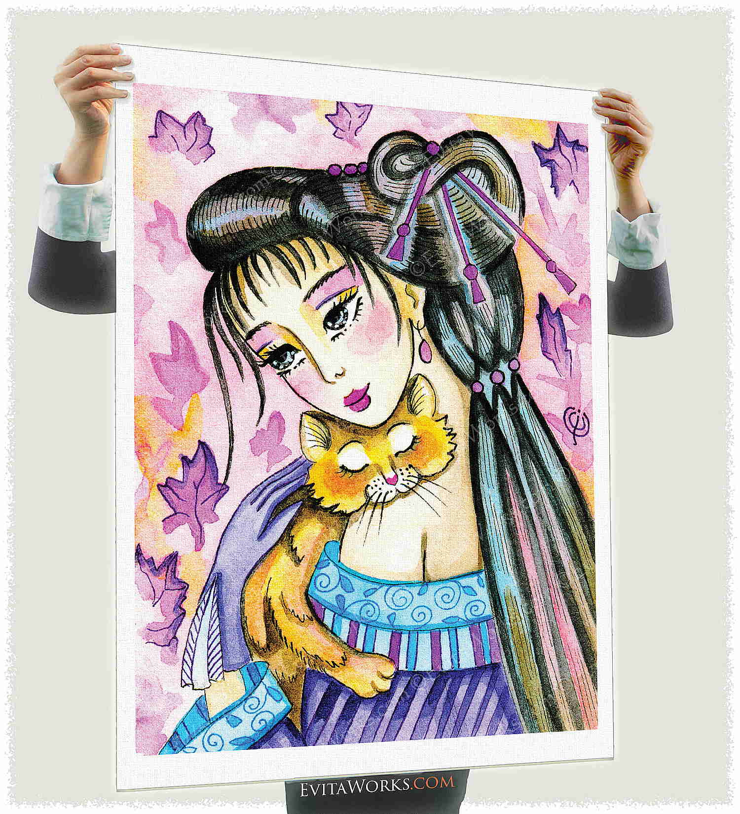 Geisha 39, beautiful Asian art ao geisha 39 a1 ~ EvitaWorks