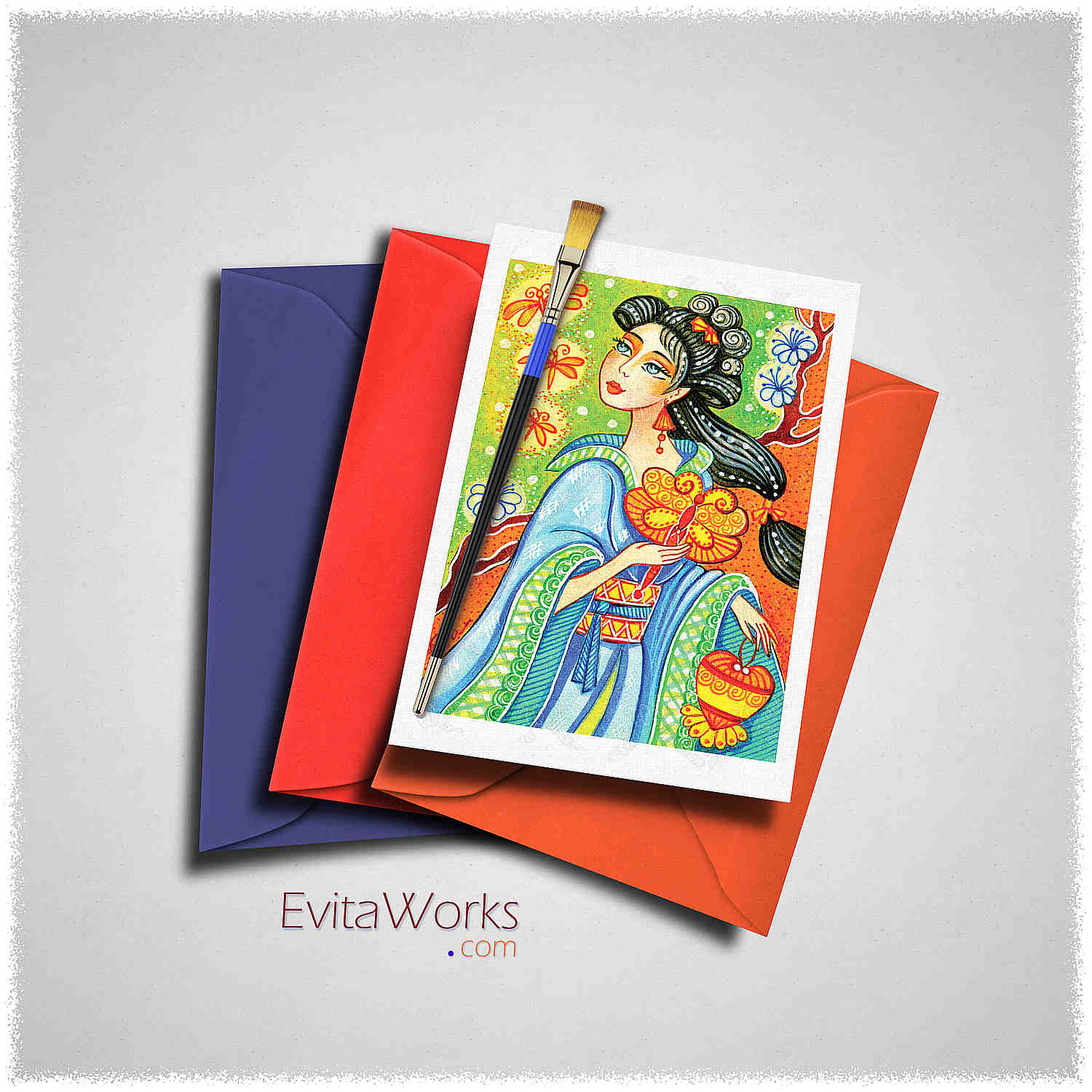 Geisha 45, beautiful Asian art ao geisha 45 cd ~ EvitaWorks