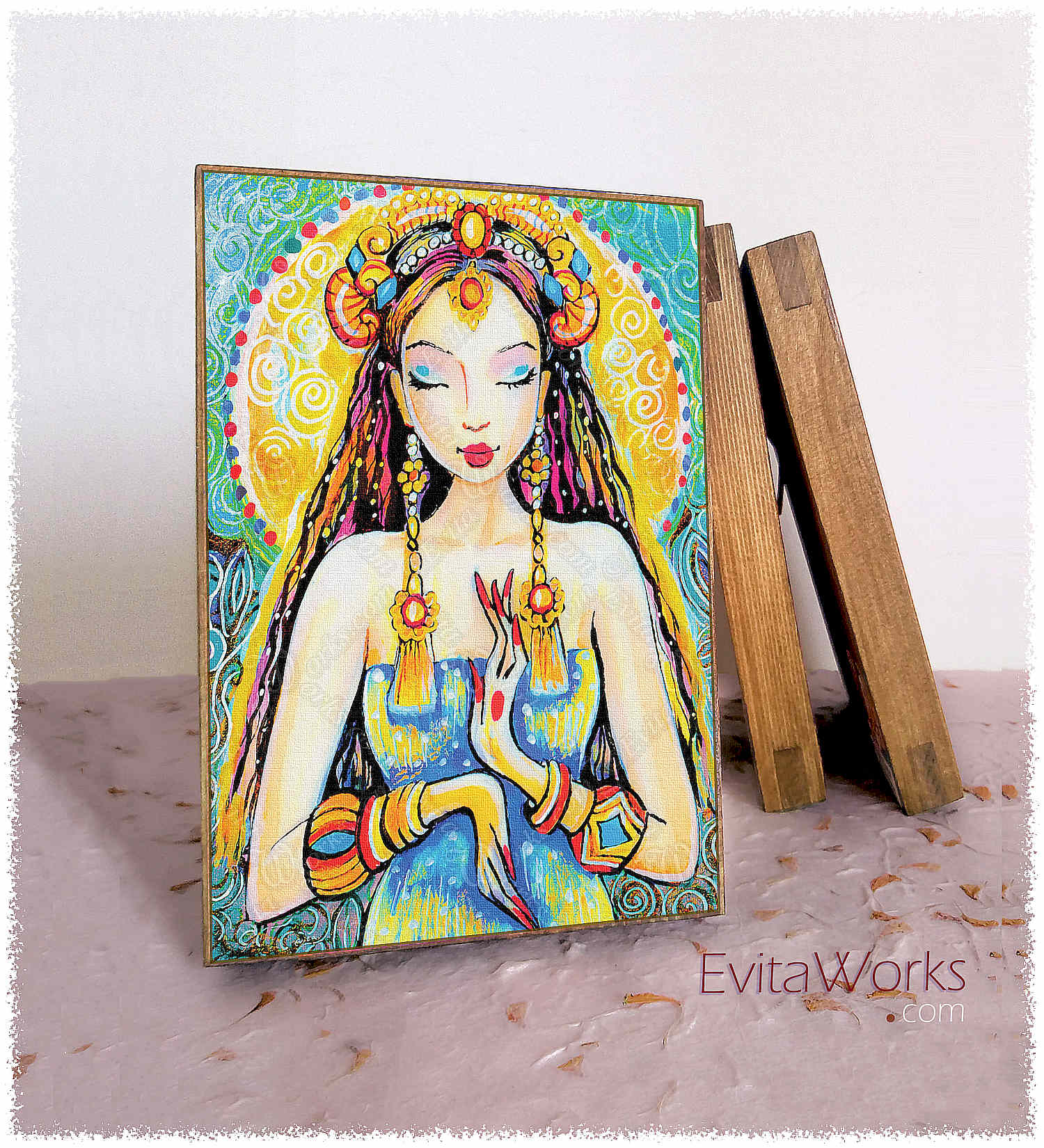 Hit to learn about "Quan Yin, Goddess of Mercy and Compassion" on woodblocks