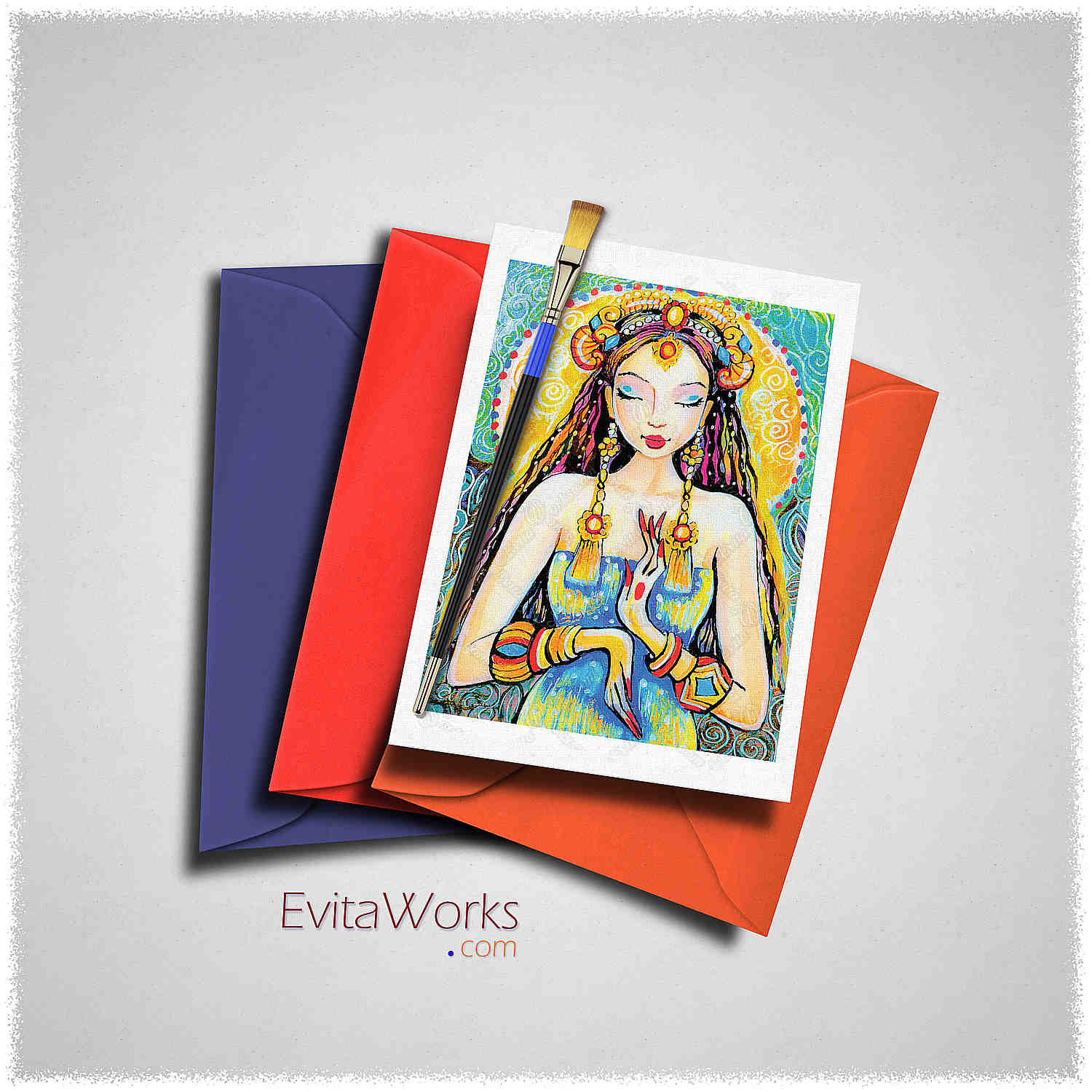Hit to learn about "Quan Yin, Goddess of Mercy and Compassion" on cards
