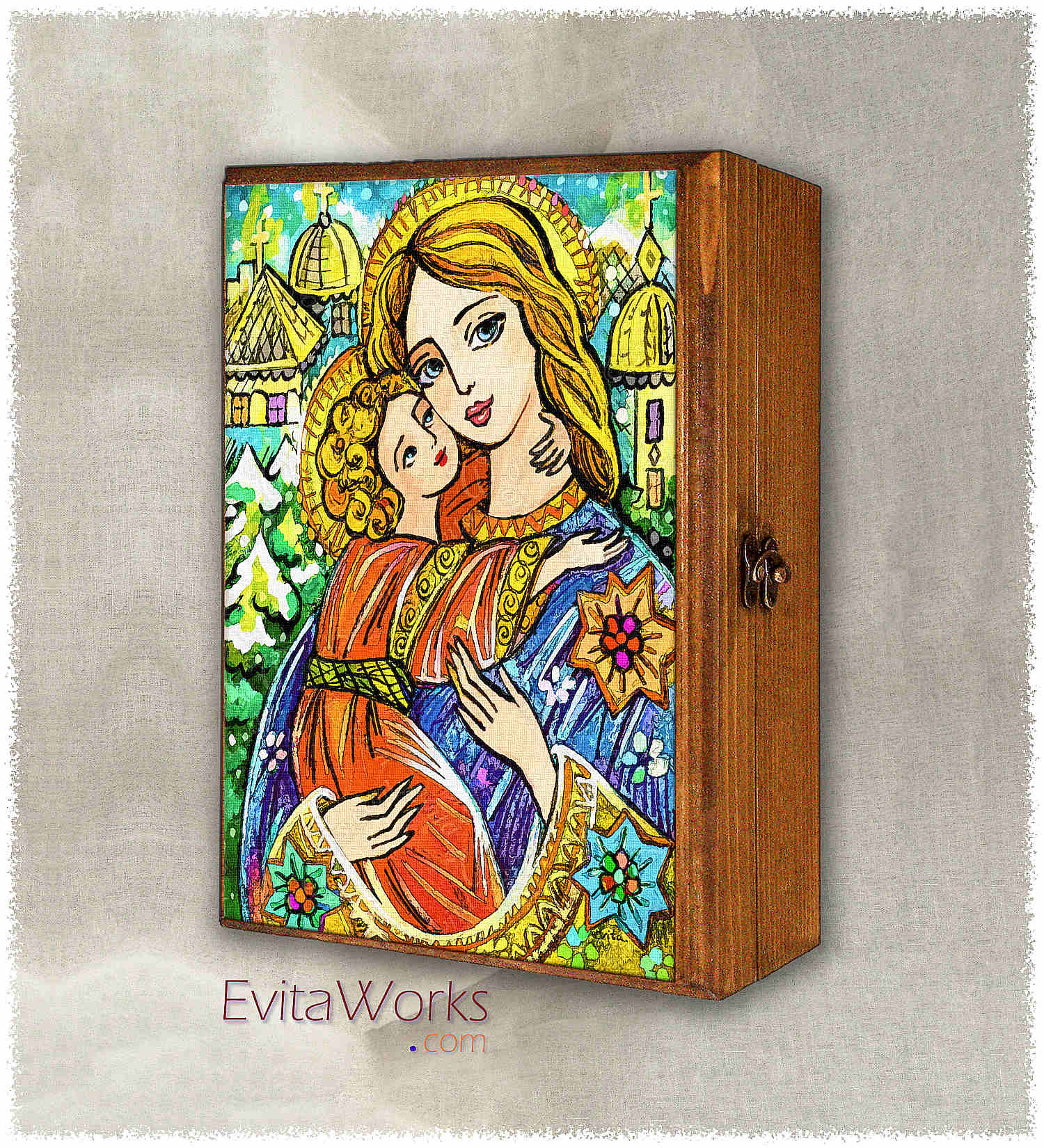 Hit to learn about "Winter Church, Madonna and Child" on jewelboxes