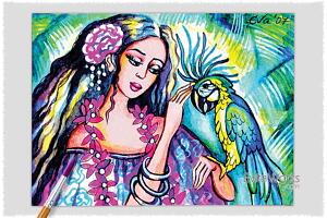Parrot Lady 01 ~ EvitaWorks