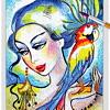 Parrot Lady 02 ~ EvitaWorks