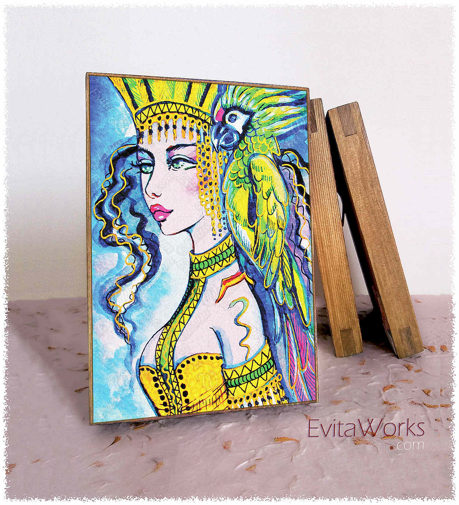 ao parrot lady 03 bk ~ EvitaWorks