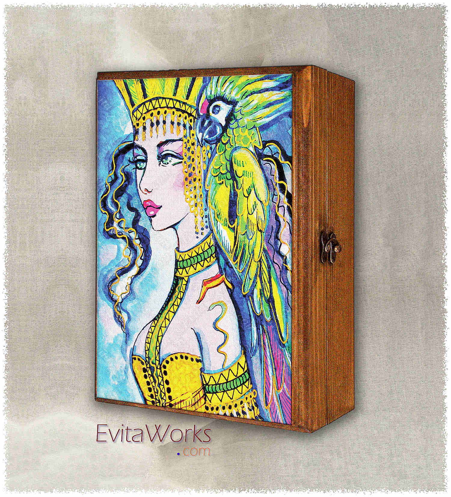 ao parrot lady 03 bxl ~ EvitaWorks