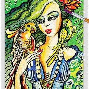 Parrot Lady 07 ~ EvitaWorks
