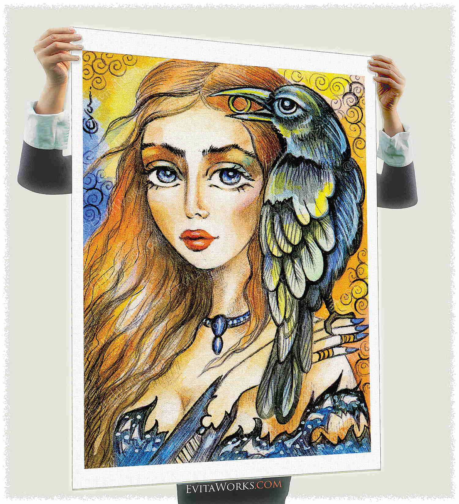ao raven lady 04 a1 ~ EvitaWorks