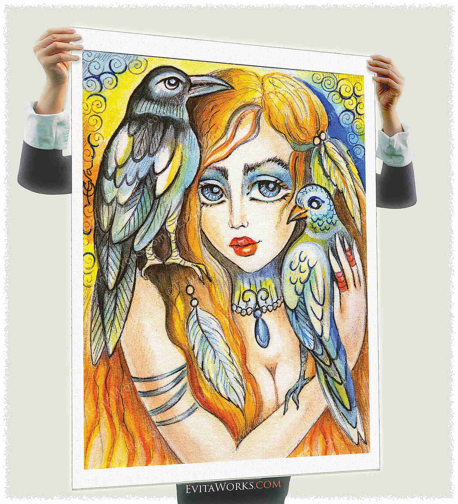 ao raven lady 05 a1 ~ EvitaWorks