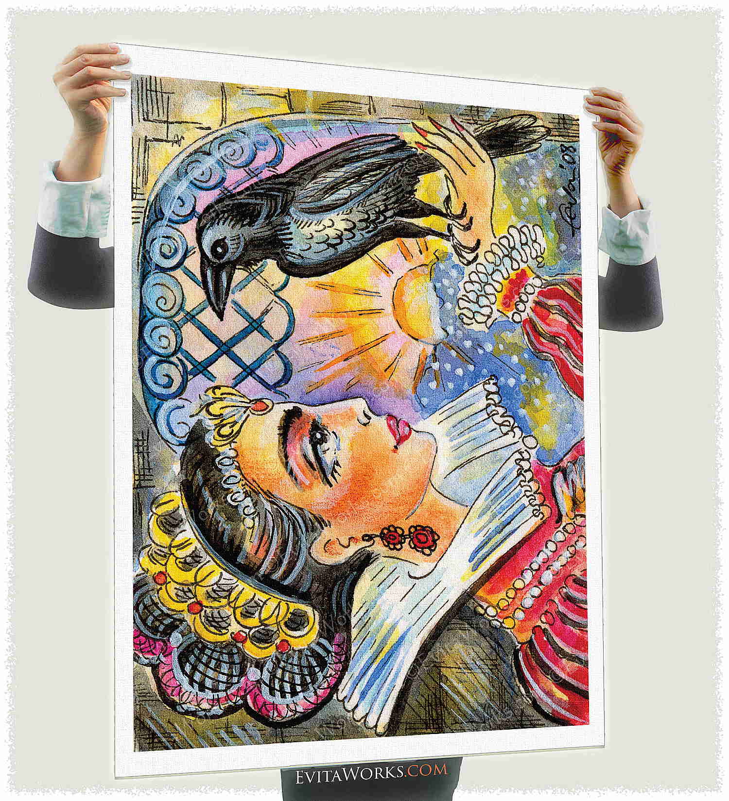 ao raven lady 08 a1 ~ EvitaWorks