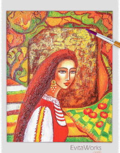 ea folk portrait ~ EvitaWorks