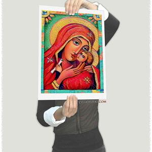 ea mother and child icon a3 ~ EvitaWorks