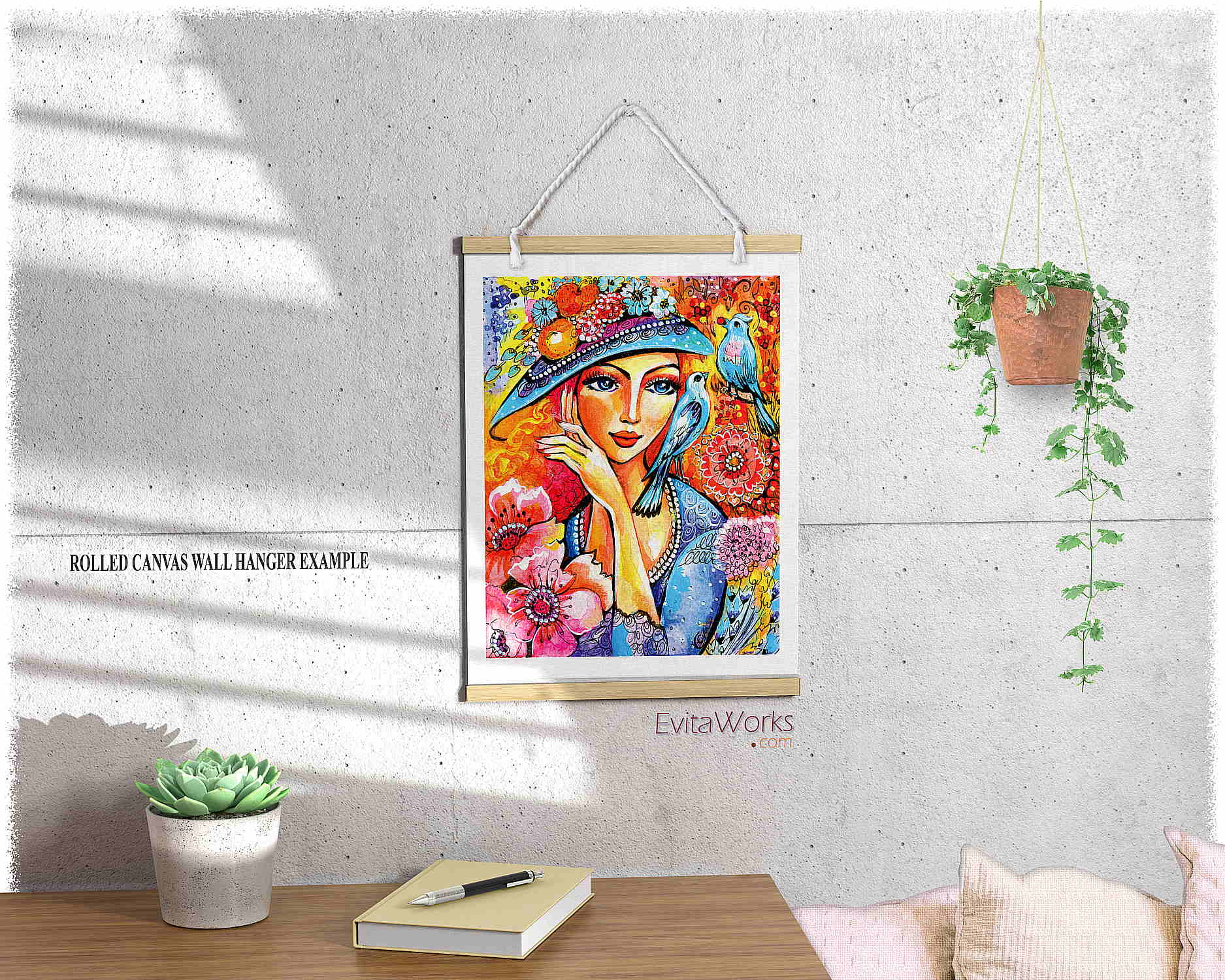 oa flower lady 01 fr ~ EvitaWorks