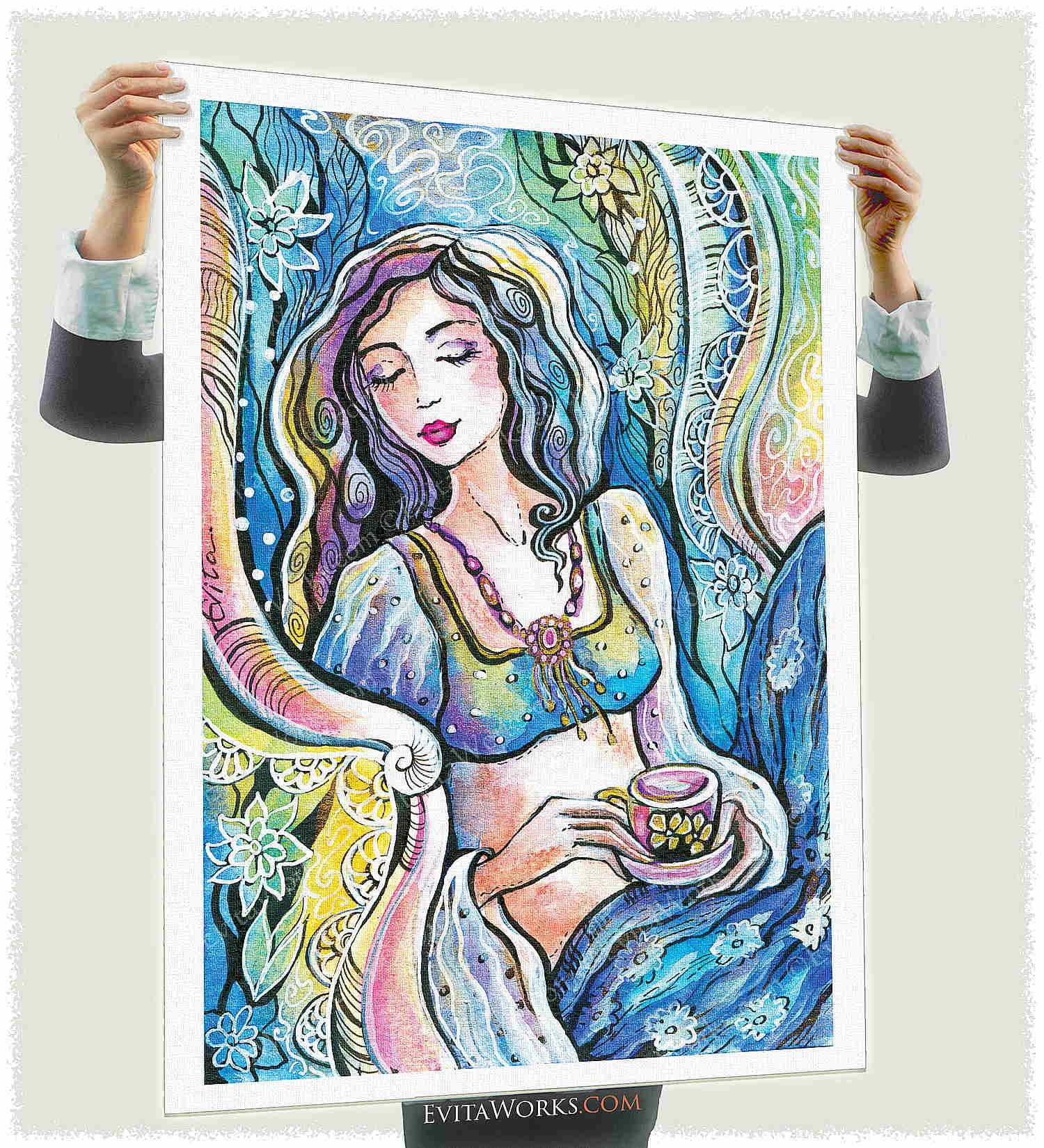 oa lady tea a1 ~ EvitaWorks