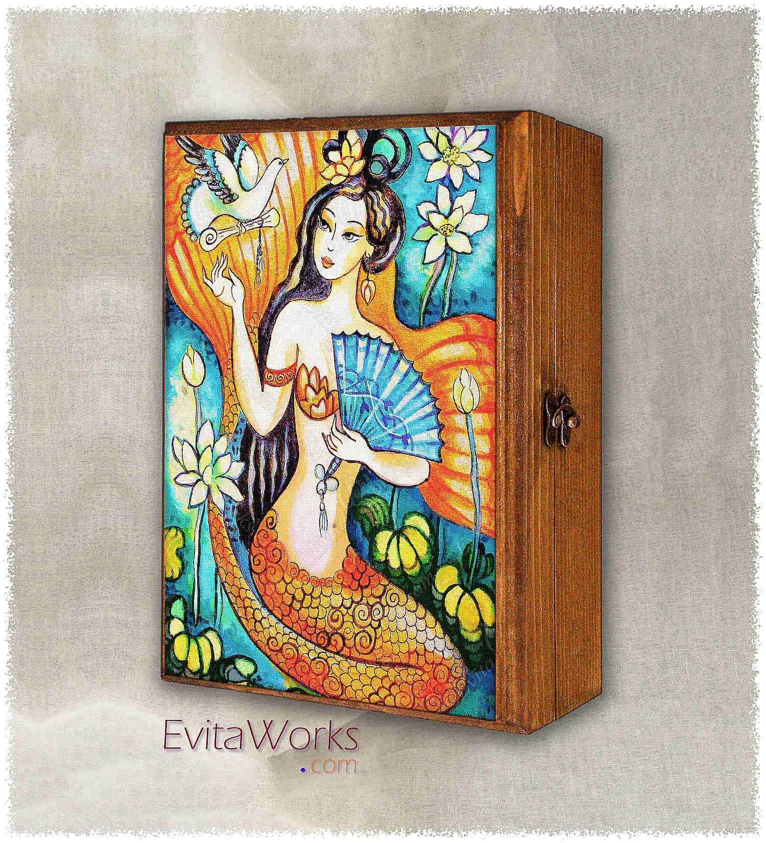 Hit to learn about "A Letter from Far Away, Asian mermaid" on jewelboxes